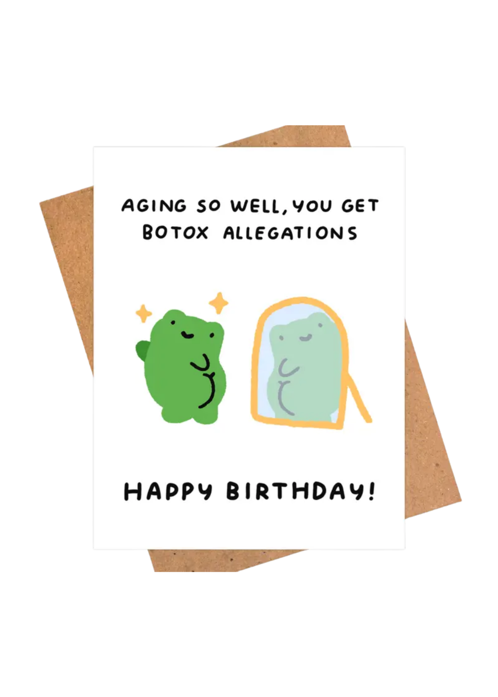 iej studio Birthday Card - Botox Allegations
