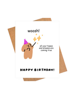 iej studio Birthday Card - Hopes And Dreams Are Coming True