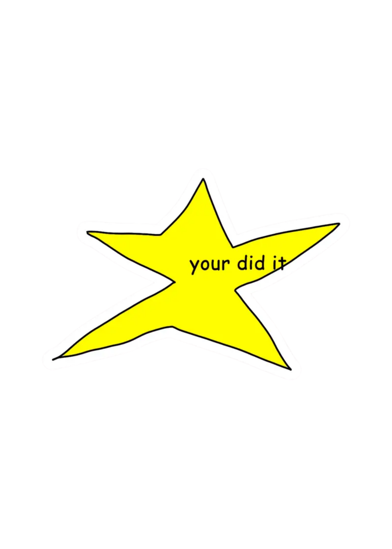 Sticker Bull Your Did It Sticker