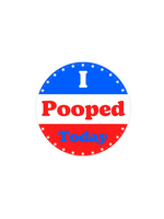 Sticker Bull I Pooped Today Sticker