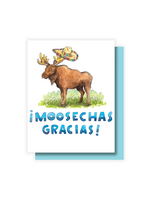 Paper Wilderness Thank You Card - Moosechas Gracias