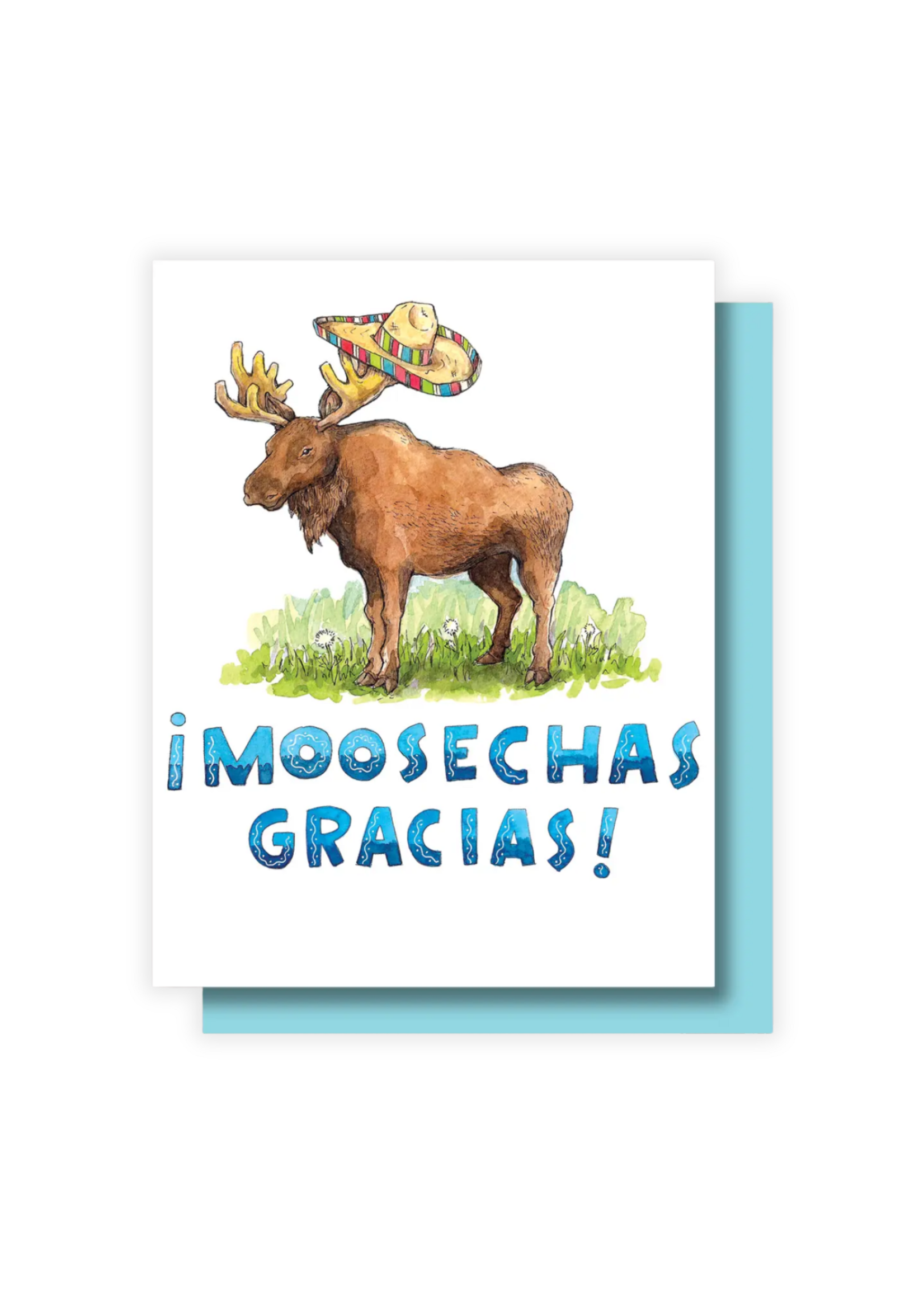 Paper Wilderness Thank You Card - Moosechas Gracias