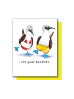 Paper Wilderness Love Card - Boobies
