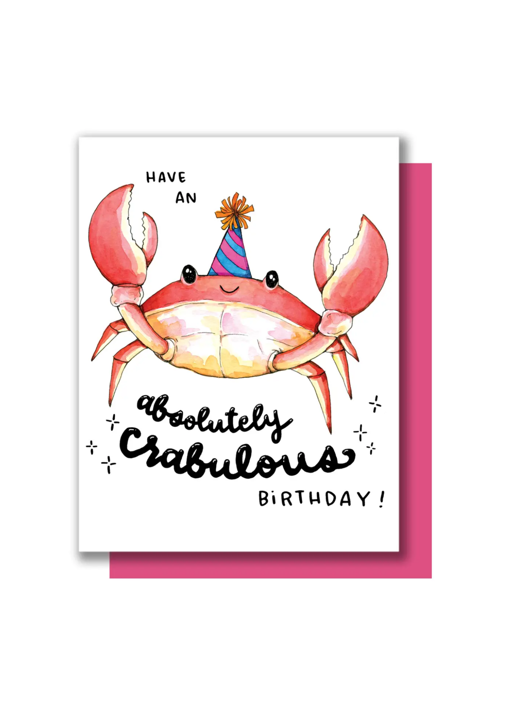 Paper Wilderness Birthday Card - Absolutely Crabulous