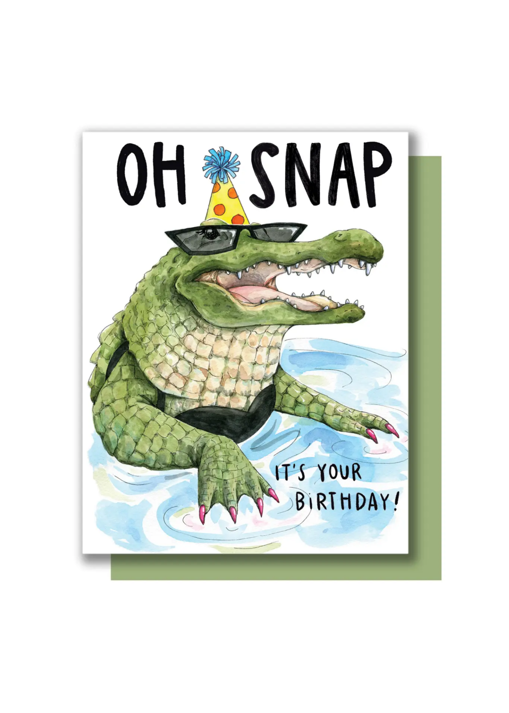 Paper Wilderness Birthday Card - Oh Snap