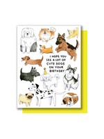 Paper Wilderness Birthday Card - I Hope You See A Lot of Cute Dogs