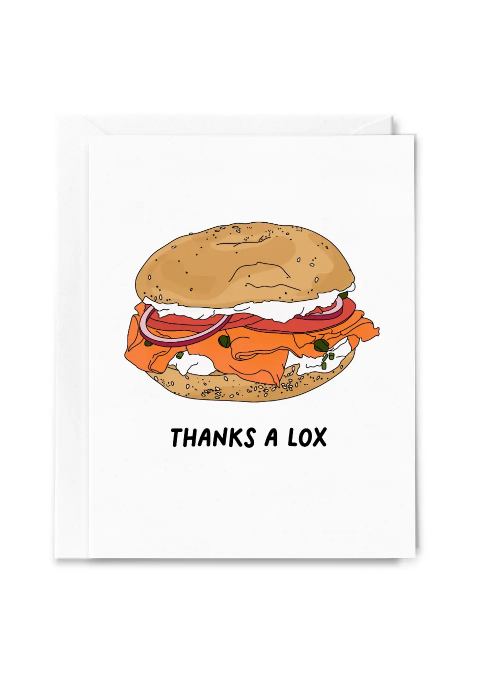 Sammy Gorin Thank You Card - Thanks a Lox