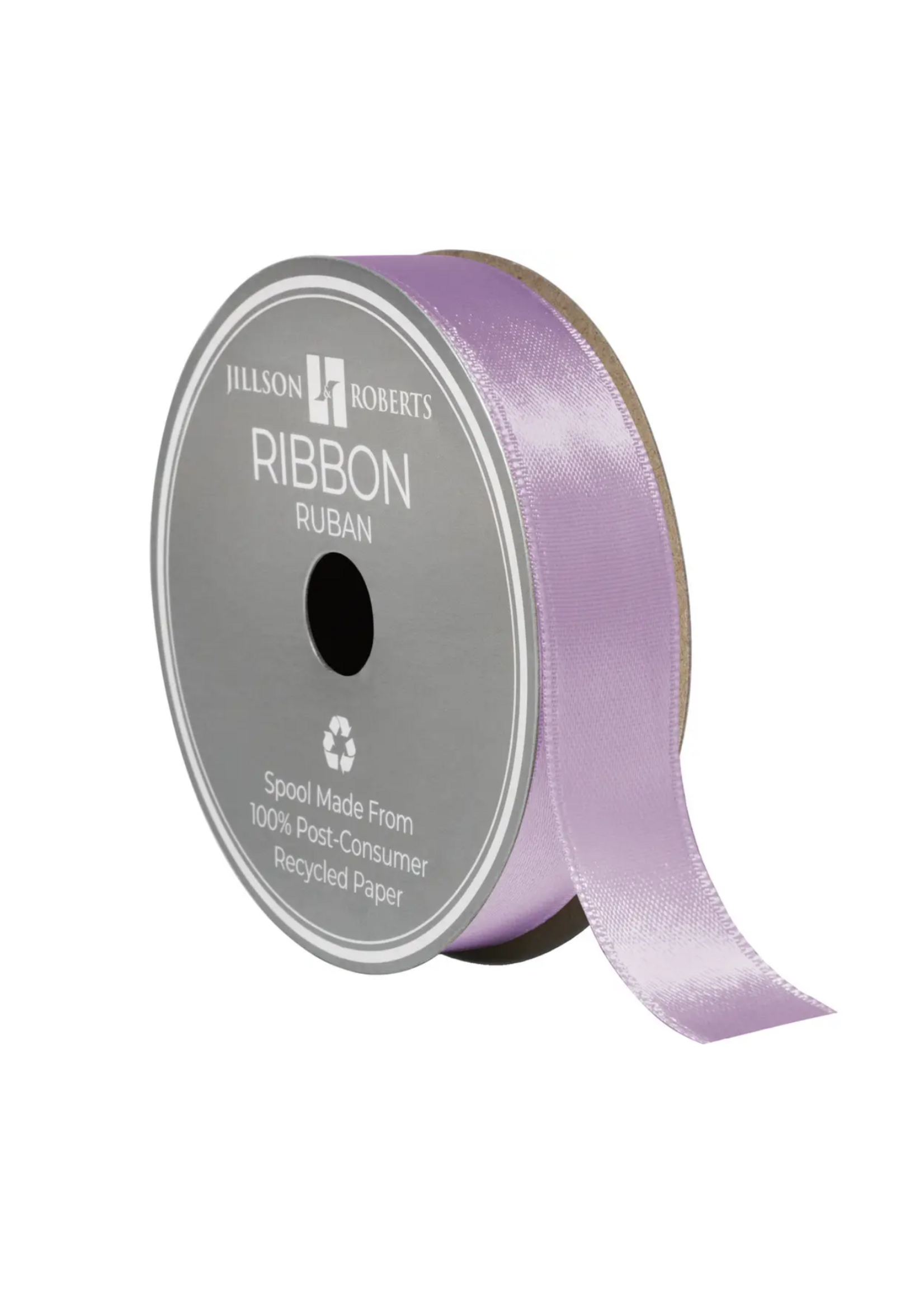 Jillson & Roberts Lavender 7/8-inch Satin Ribbon
