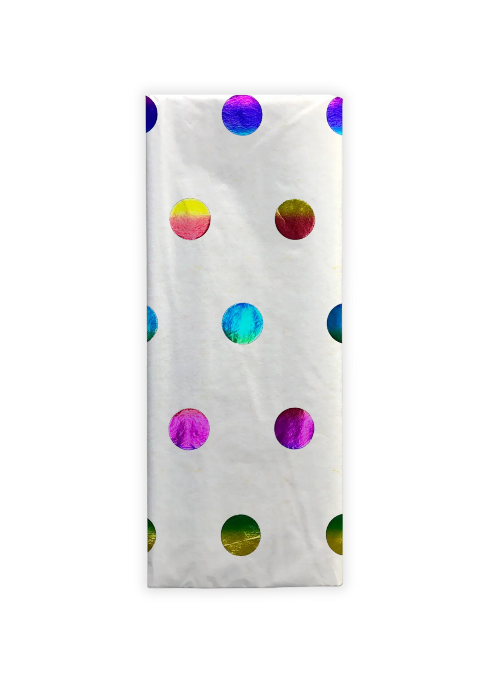 Jillson & Roberts Rainbow Dot Tissue Paper