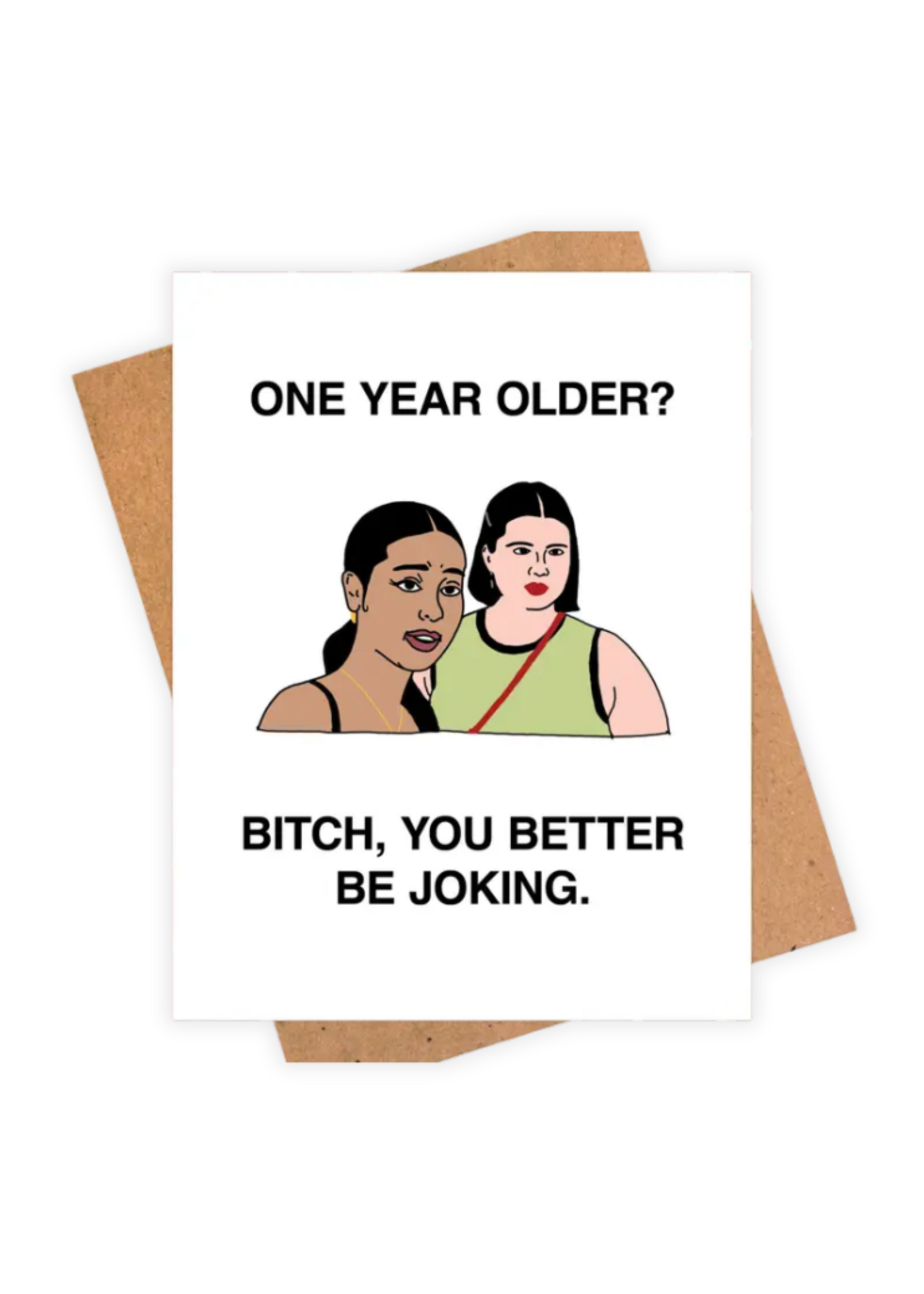 Pop Hot Cards Birthday Card - Bitch You Better Be Joking Euphoria
