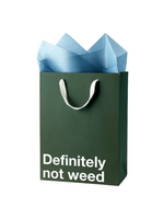MilkToast Brand Definitely Not Weed Medium Gift Bag