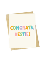 Big Moods Congratulations Card - Congrats, Bestie
