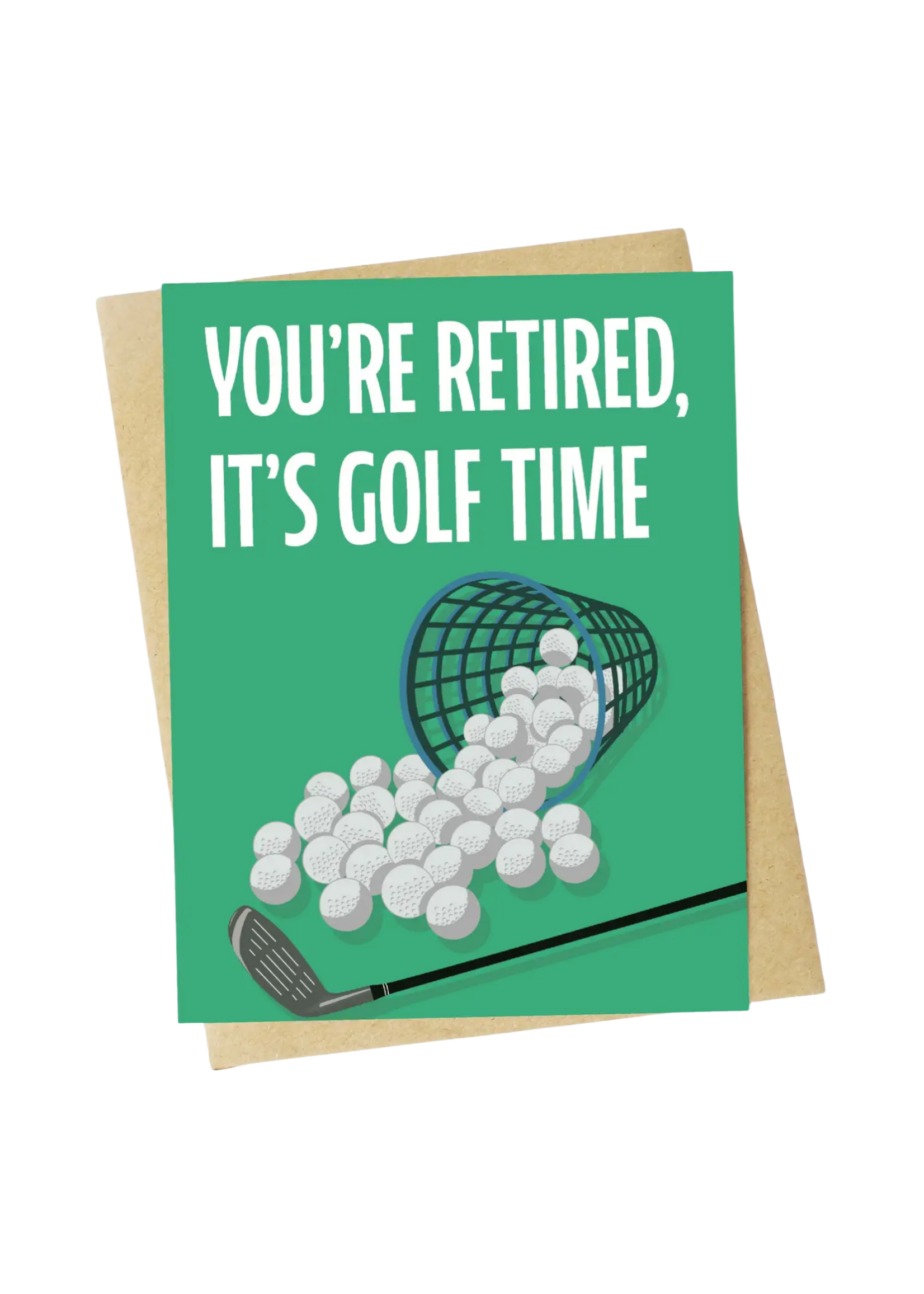 Big Moods Retirement Card - It's Golf Time