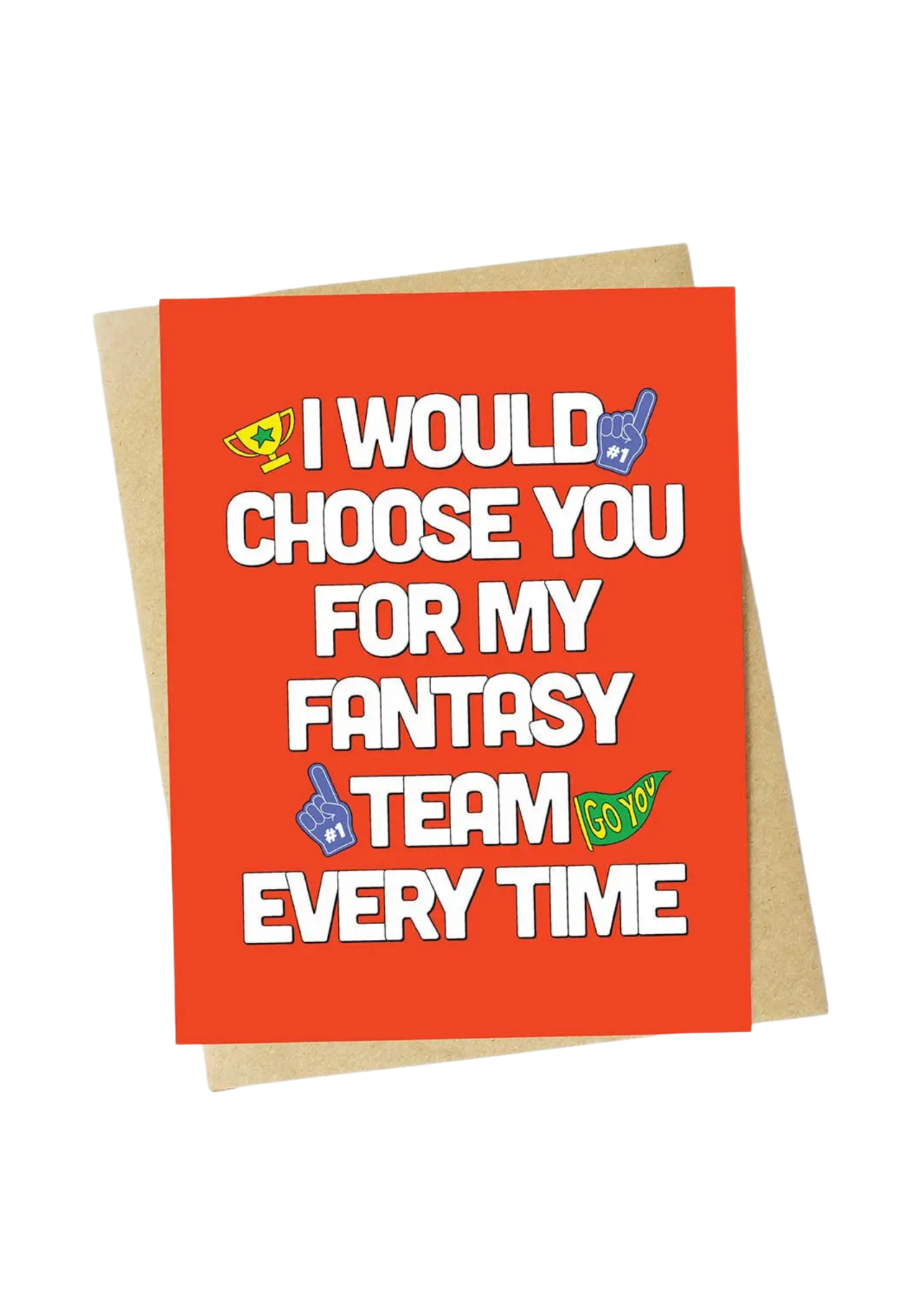Big Moods Love Card - Fantasy Team