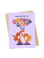 Big Moods Birthday Card - Groovy Cats