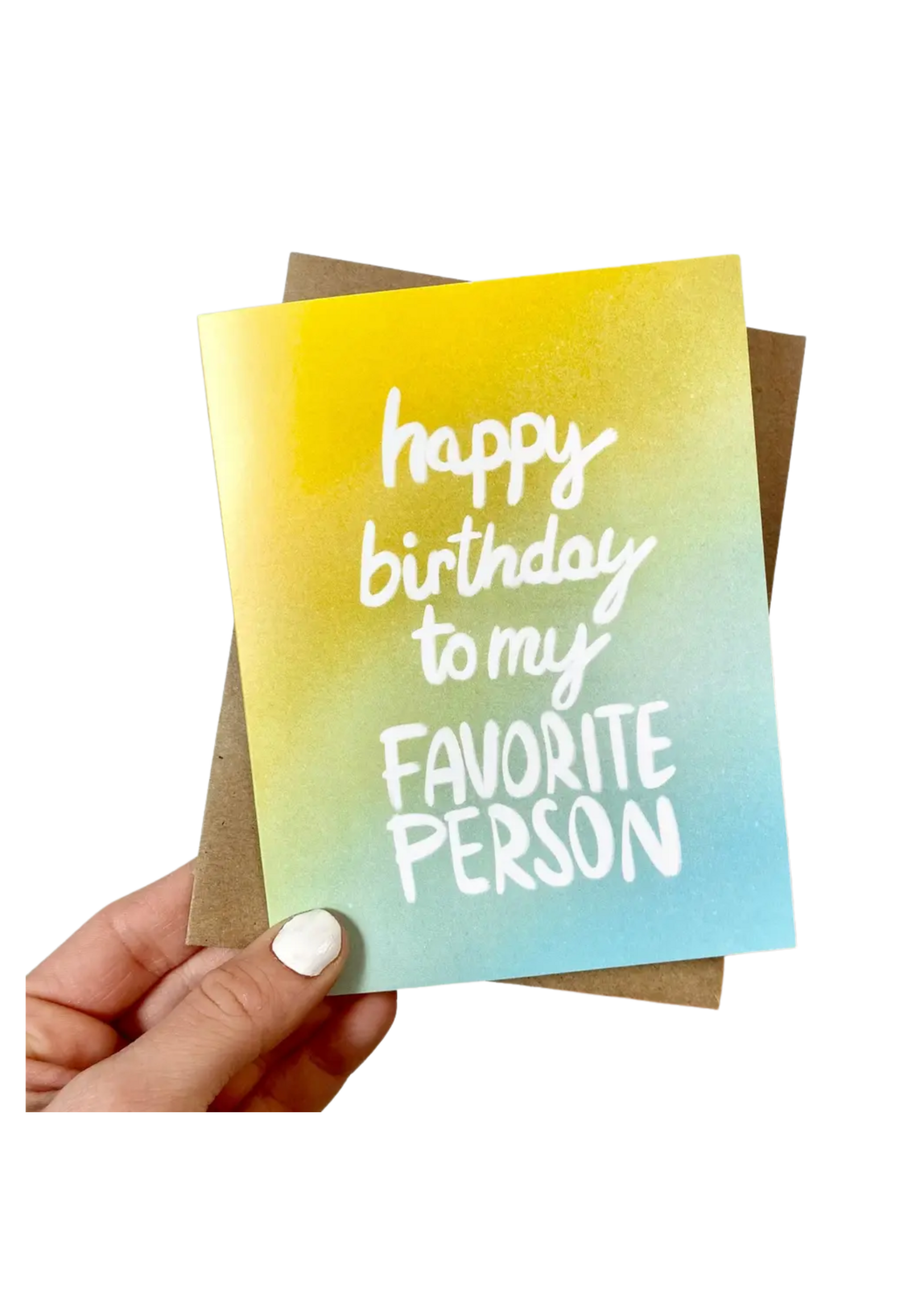 Big Moods Birthday Card - To My Favorite Person