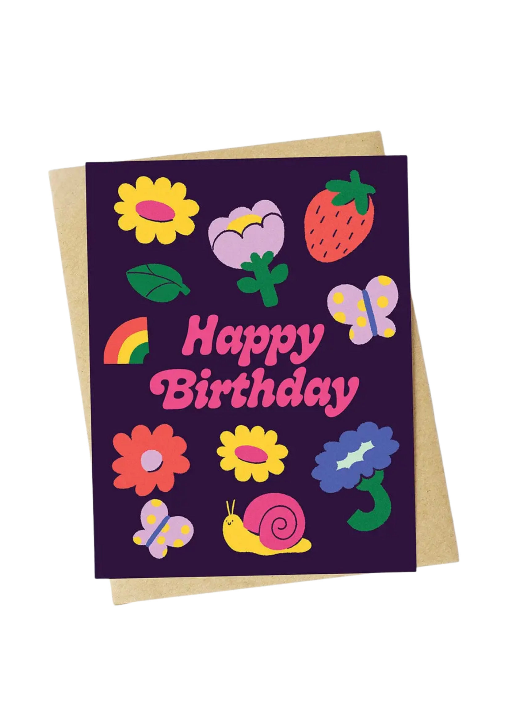 Big Moods Birthday Card - Cute Icons