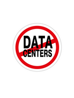 Big Moods No Data Centers Sticker