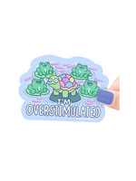Turtle's Soup I'm Overstimulated Sticker