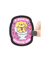 Turtle's Soup I Poop On Company Time Sticker