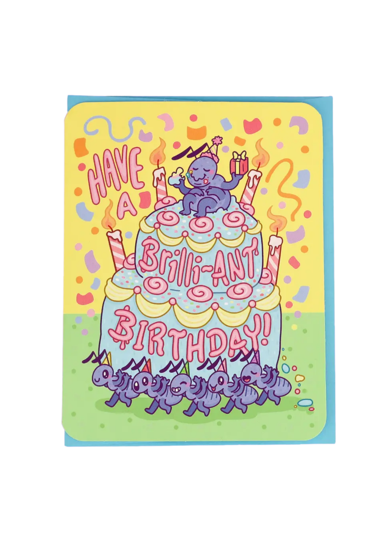 Turtle's Soup Birthday Card - Have A Brilli-Ant Birthday