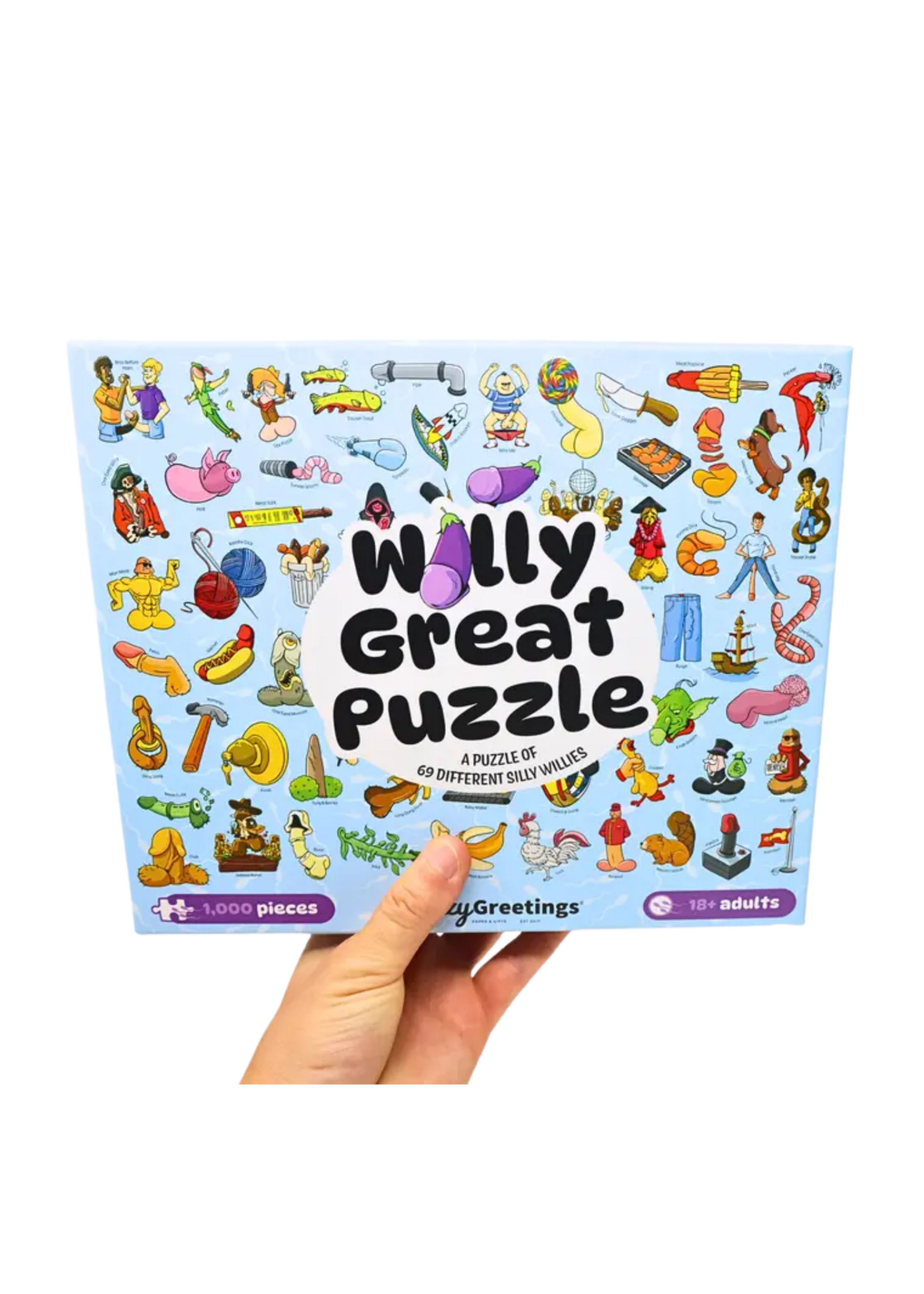 Sleazy Greetings Willy Great Puzzle - 1000 Piece Puzzle