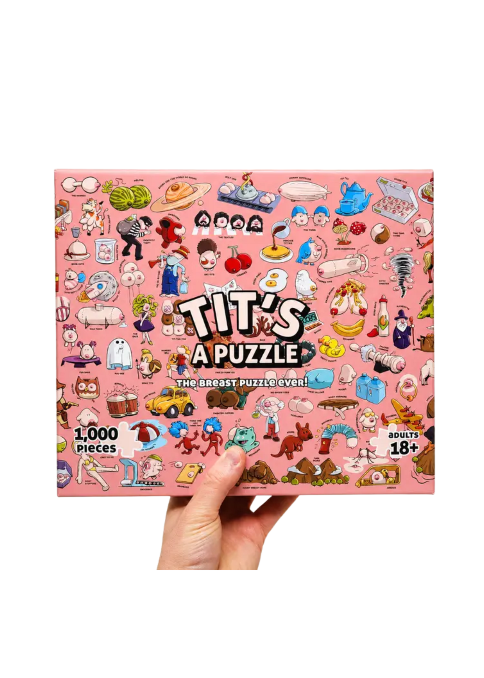 Sleazy Greetings Tit's A Puzzle - 1000 Piece Puzzle