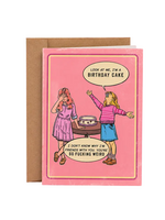 Sleazy Greetings Birthday Card - You're So Fucking Weird