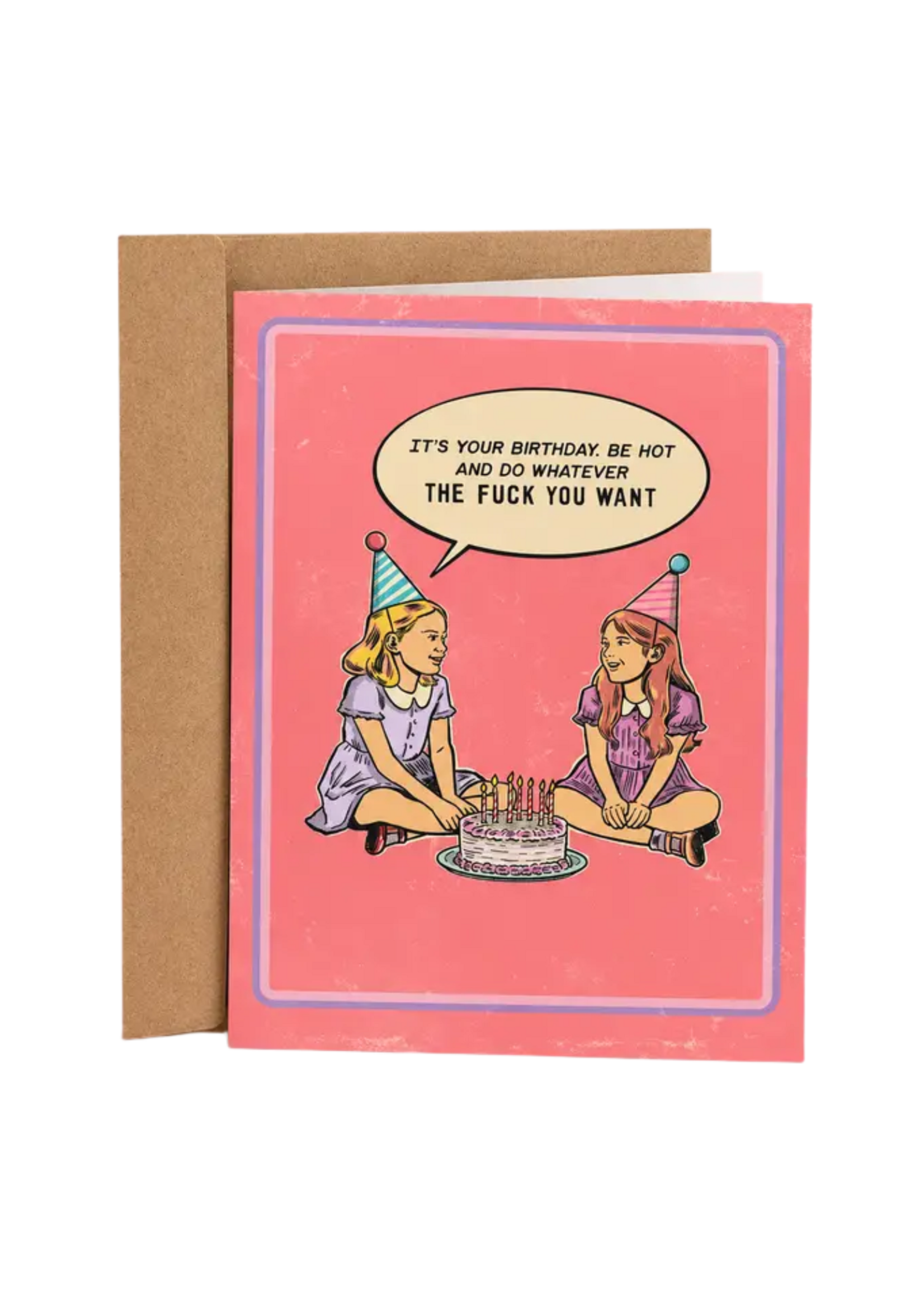 Sleazy Greetings Birthday Card - Do Whatever The Fuck You Want