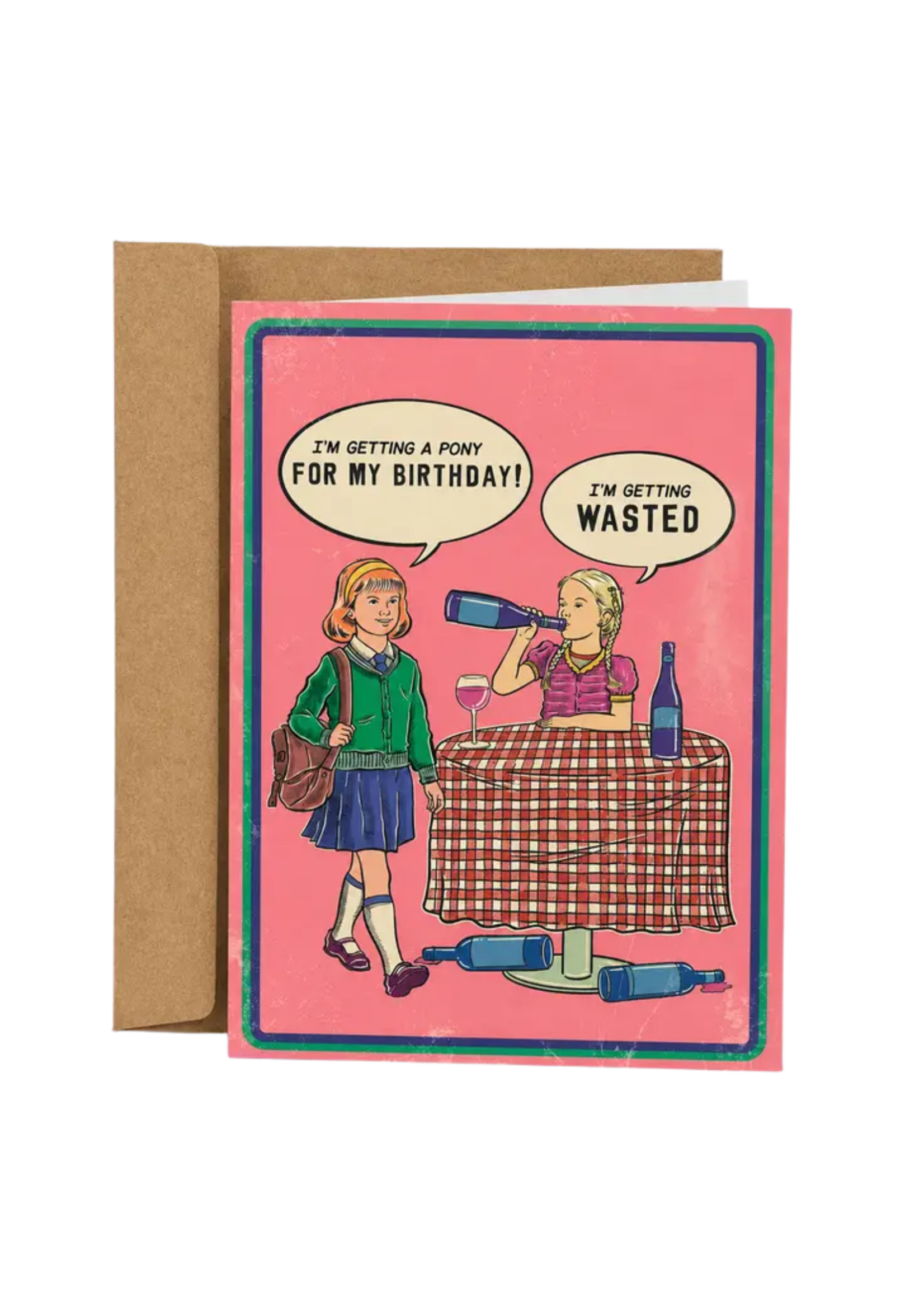 Sleazy Greetings Birthday Card - I'm Getting Wasted