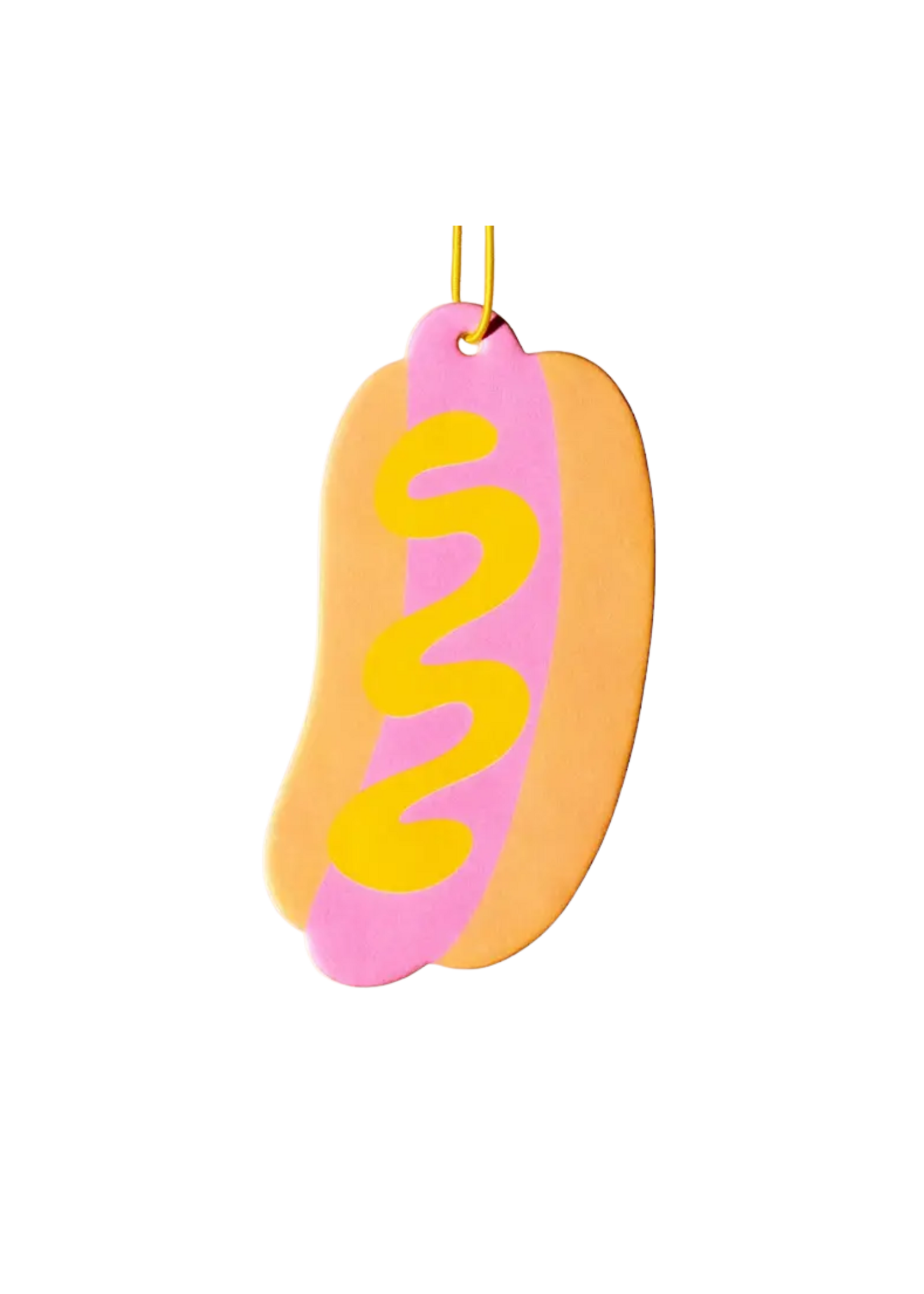 And Here We Are Hot Dog Air Freshener
