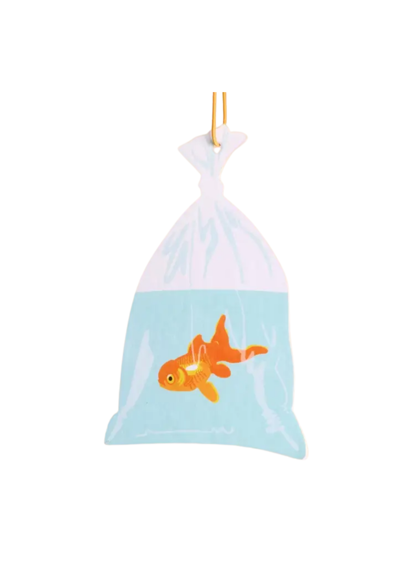 And Here We Are Goldfish in A Bag Air Fresheners