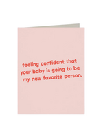 Mixtape Paper Co. New Baby Card - New Favorite Person
