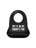 Bella Tunno Put it On My Parent's Tab Wonder Bib