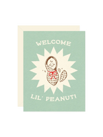 Wallflower Paper & Party New Baby Card - Lil Peanut
