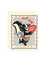 Wallflower Paper & Party Love Card - Love U Stinky