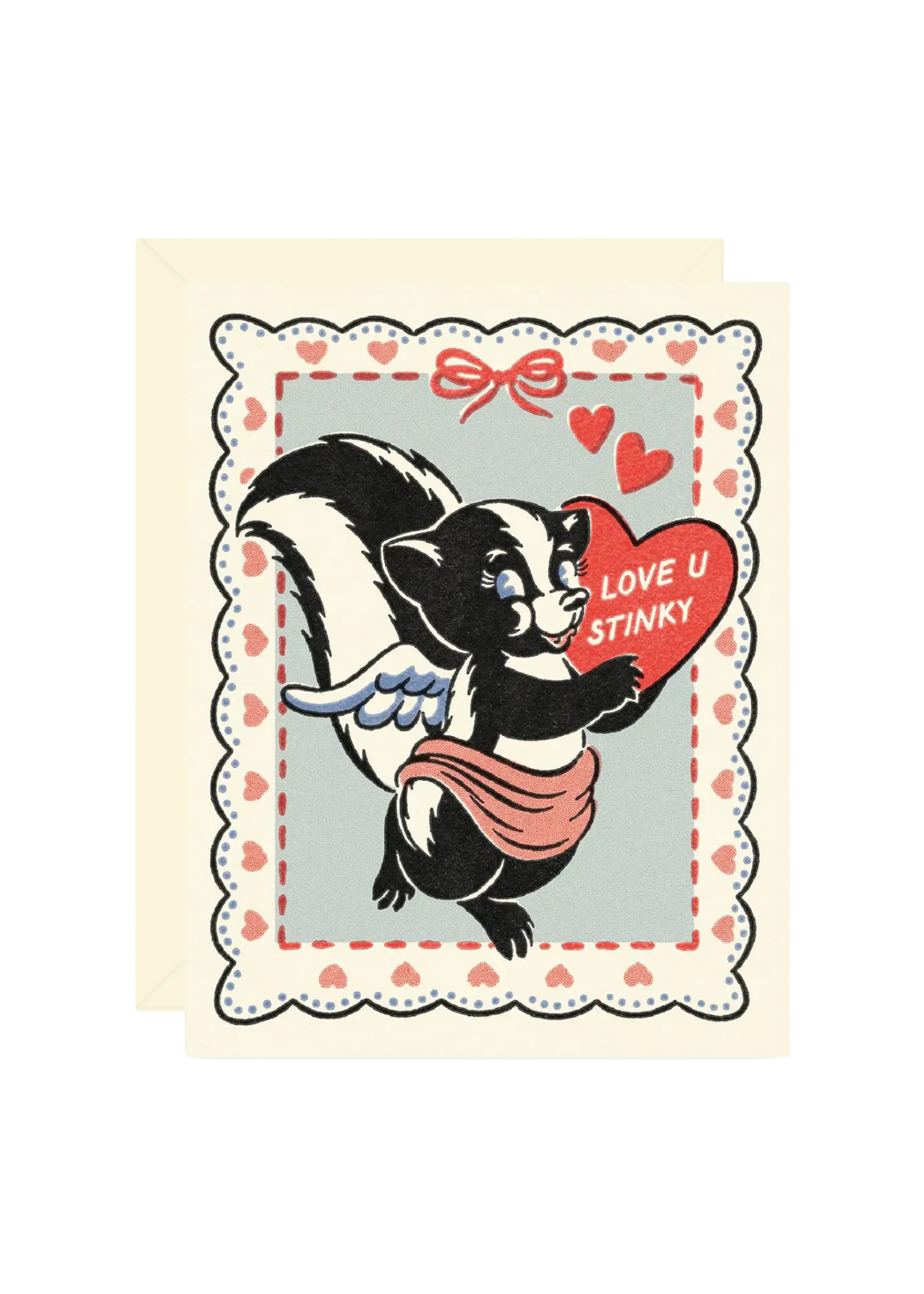 Wallflower Paper & Party Love Card - Love U Stinky