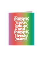 Mixtape Paper Co. New Home Card - Happy Fresh Start