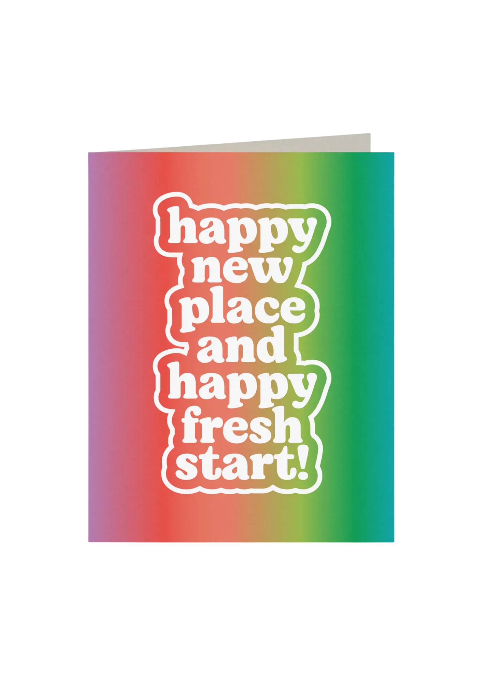 Mixtape Paper Co. New Home Card - Happy Fresh Start