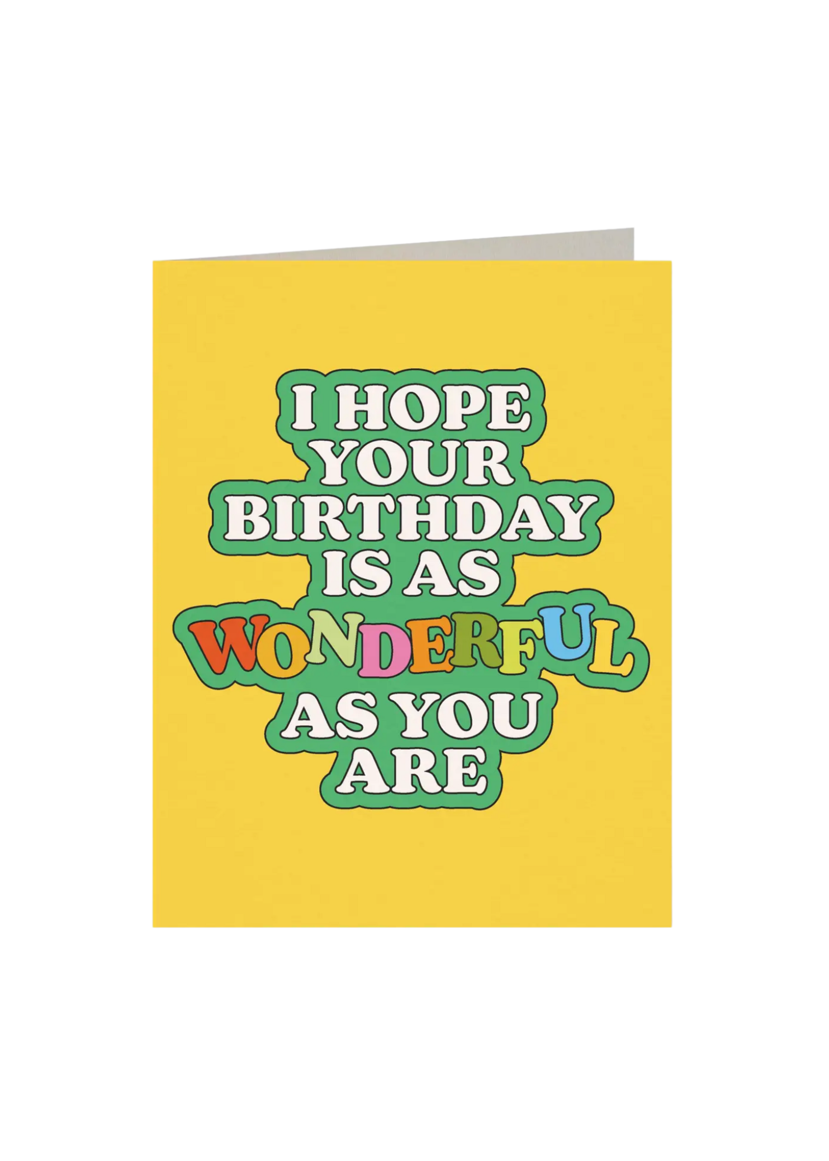 Mixtape Paper Co. Birthday Card - Is As Wonderful As You