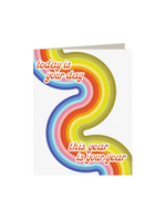 Mixtape Paper Co. Birthday Card - Today Is Your Day