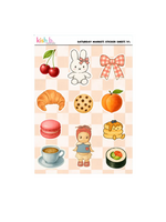 Kish B. Designs Saturday Market Sticker Sheet