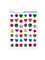 Kish B. Designs Gems Sticker Sheet