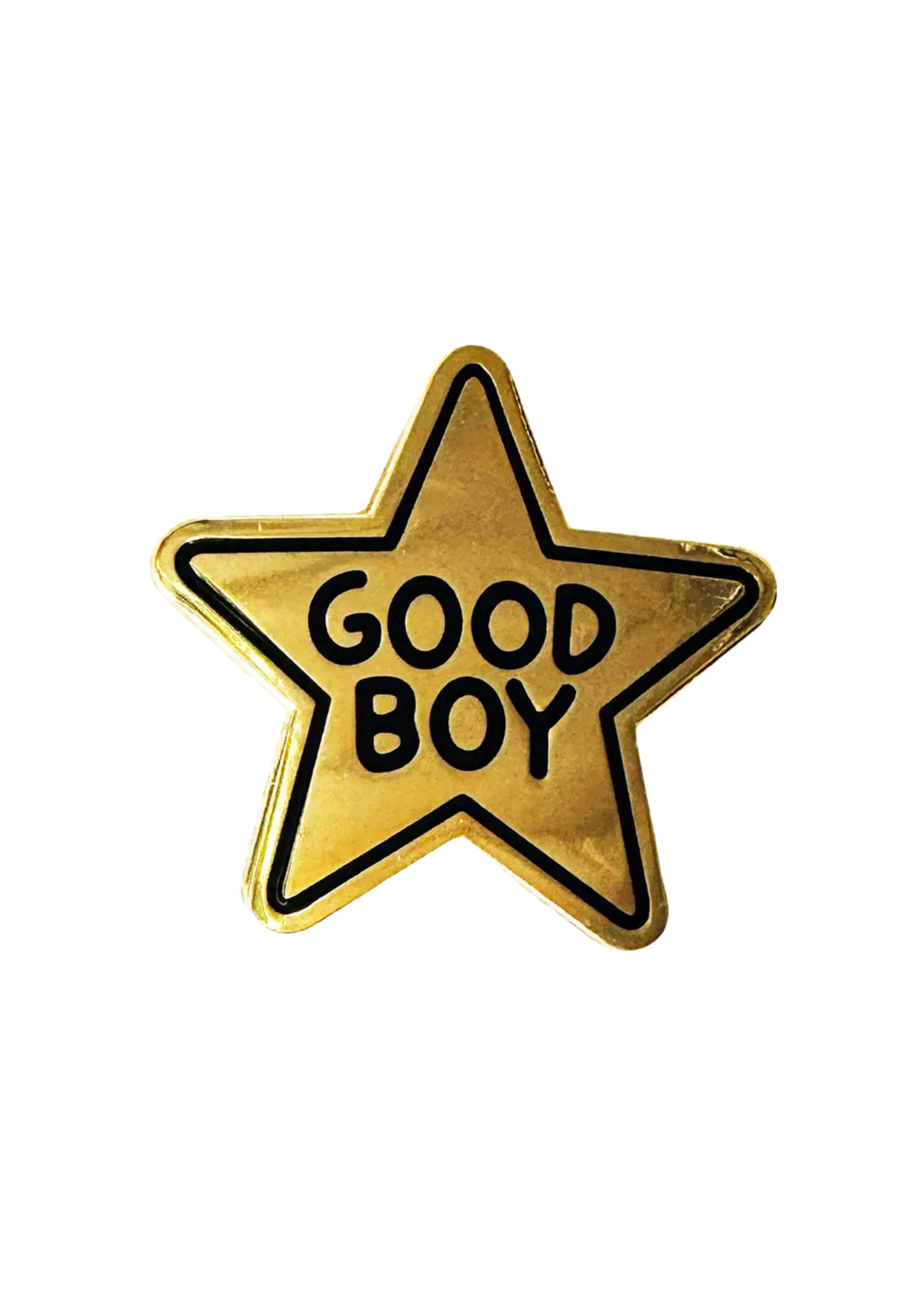 Strike Gently Co Good Boy Star Enamel Pin