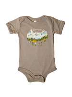 Tender Loving Empire Washington Mountain Meadow Onesie