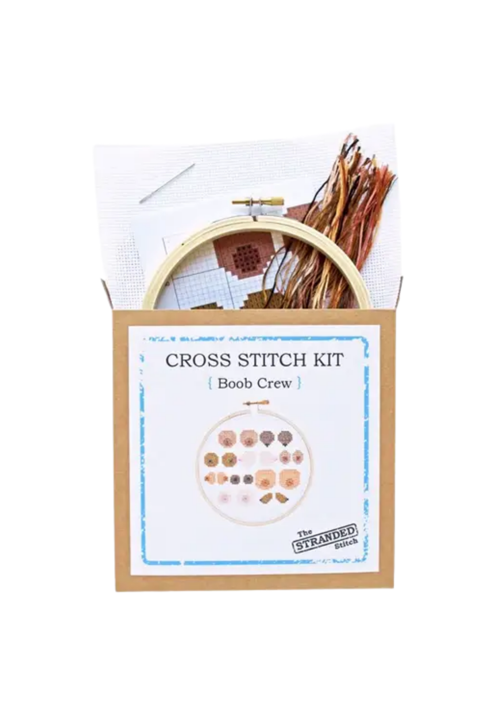 The Stranded Stich Boob Crew Cross Stich Kit