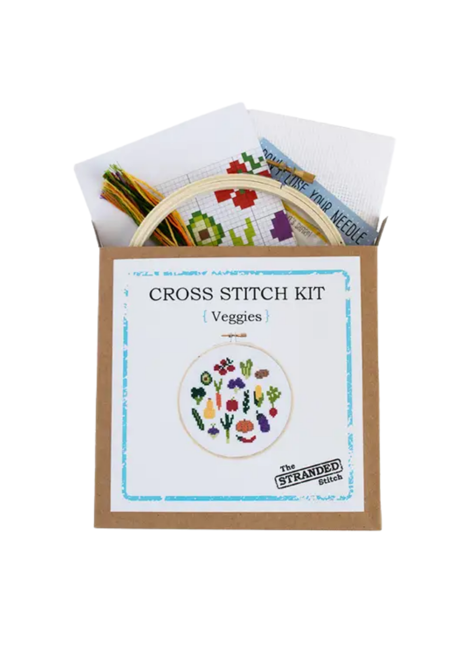 The Stranded Stich Veggies Cross Stich Kit