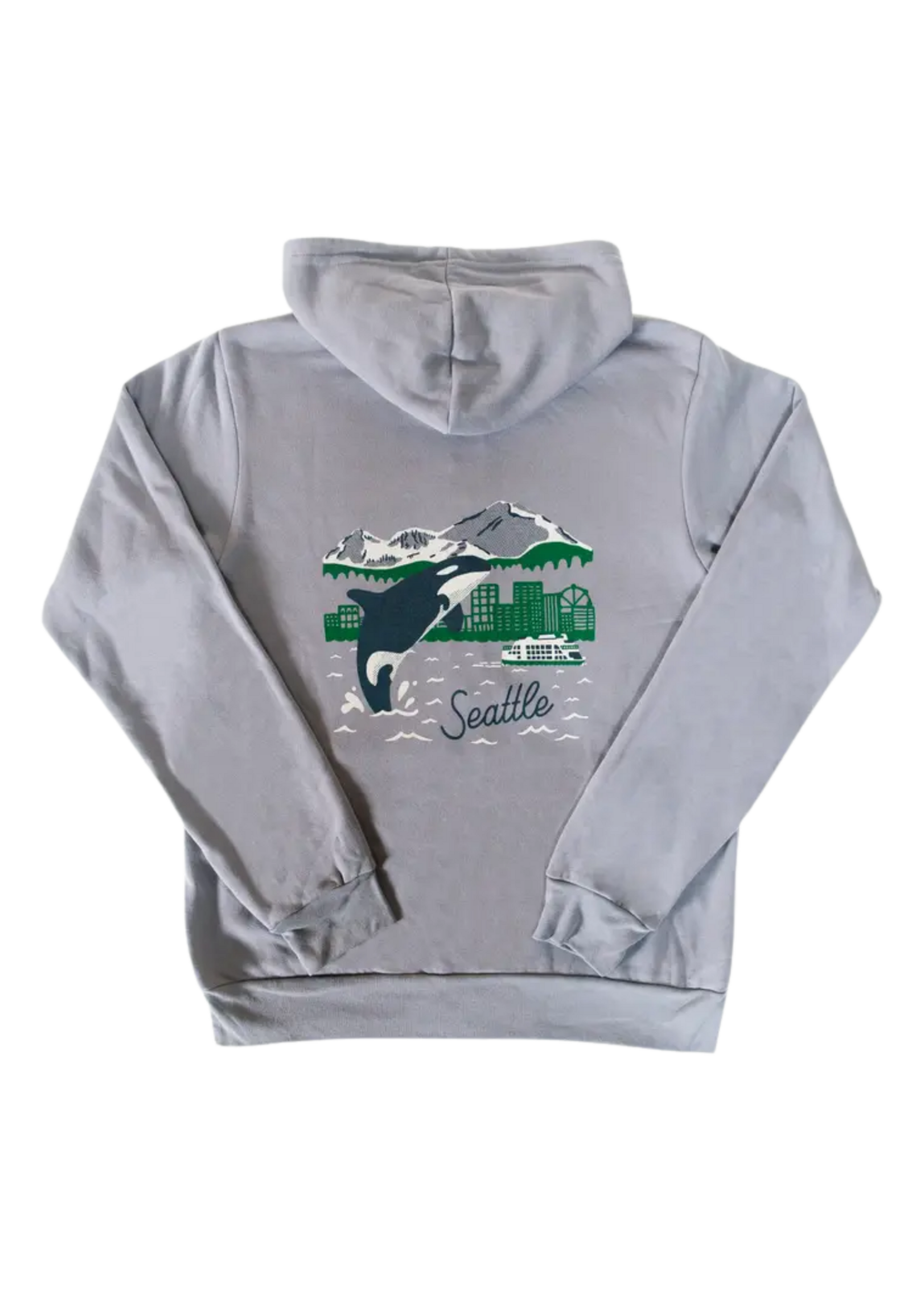 Tender Loving Empire Orca Seattle Skyline Zip Up Hoodie
