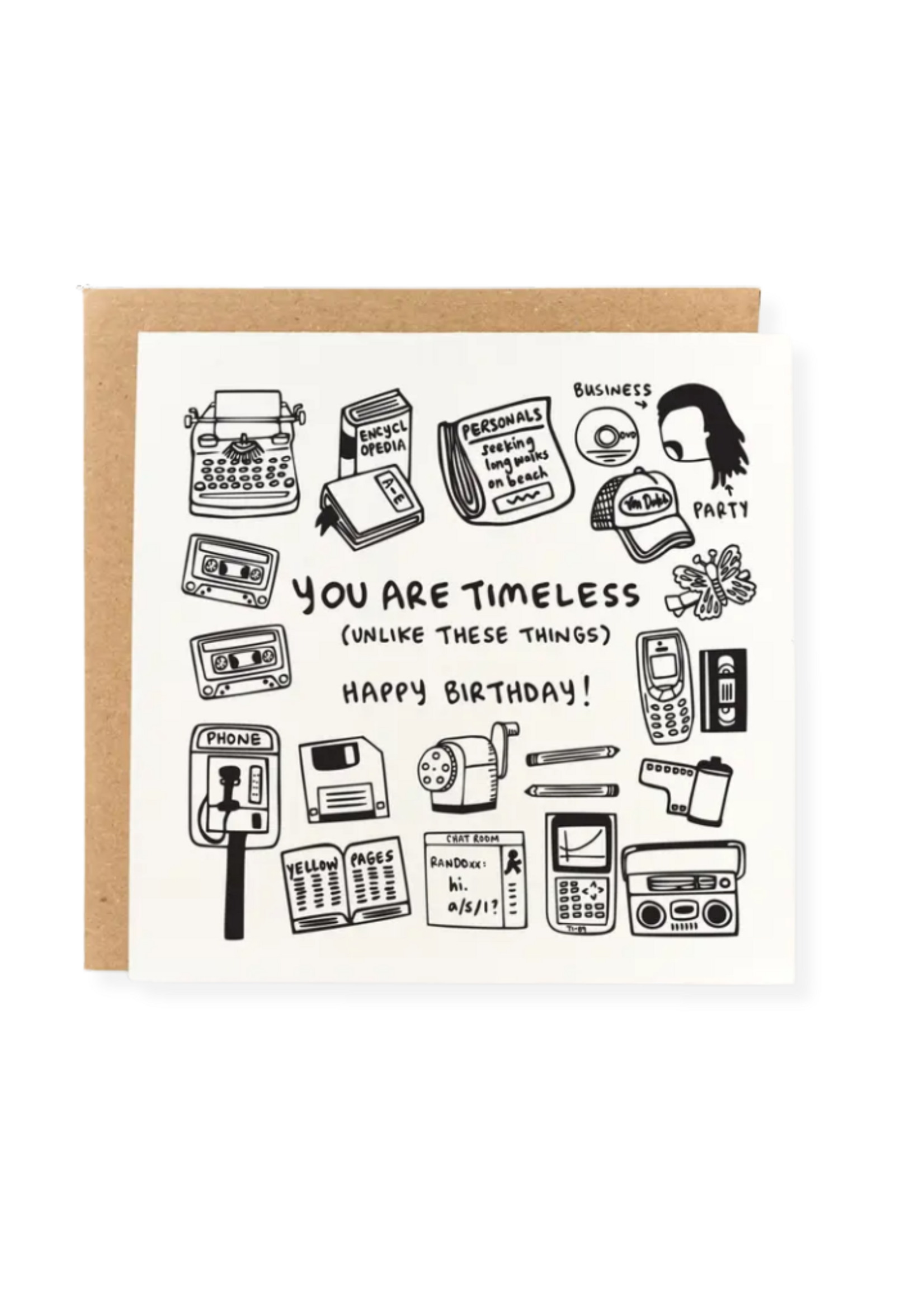 Kwohtations Birthday Card - You Are Timeless