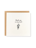 Kwohtations Thank You Card - Tiny Bouquet